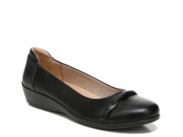 ライフストライド レディース シューズ スリッポン・ローファー LifeStride Impact Wedge SlipOn Black ブラック