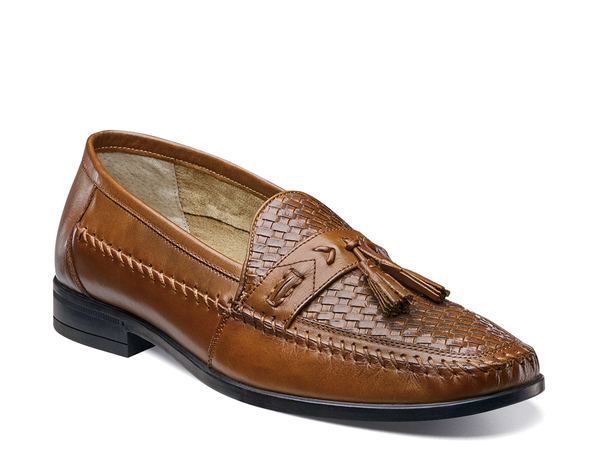 ノンブッシュ メンズ シューズ スリッポン・ローファー Nunn Bush Strafford Tassel Loafer Cognac