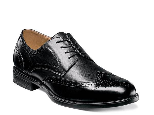 フローシャイム メンズ シューズ オックスフォード ウィングチップ Florsheim Midtown Wingtip Oxford Black ブラック