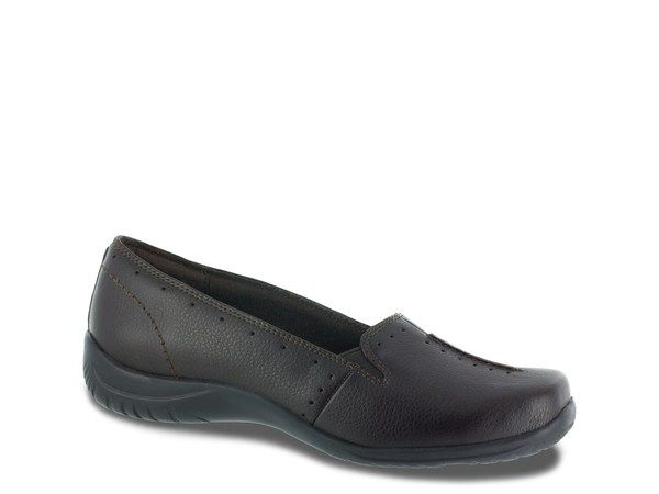 イージーストリート レディース シューズ スリッポン・ローファー Easy Street Purpose SlipOn Dark Brown ブラウン