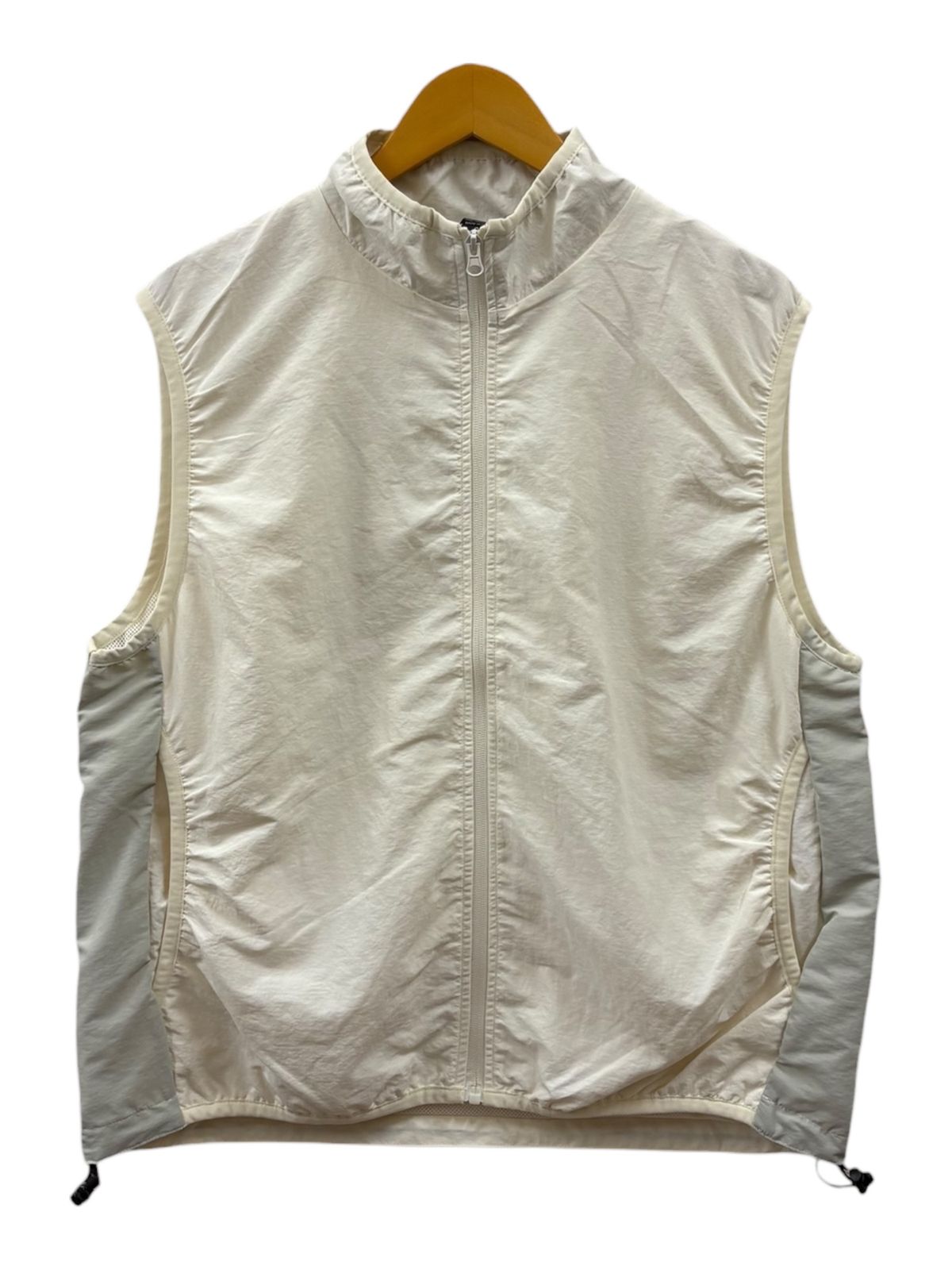 BEIMAR (ビーマー) 別注 Nylon Light Weight Packable Vest ナイロンベスト パッカブル WB103MPV-Z S クリーム メンズ/078