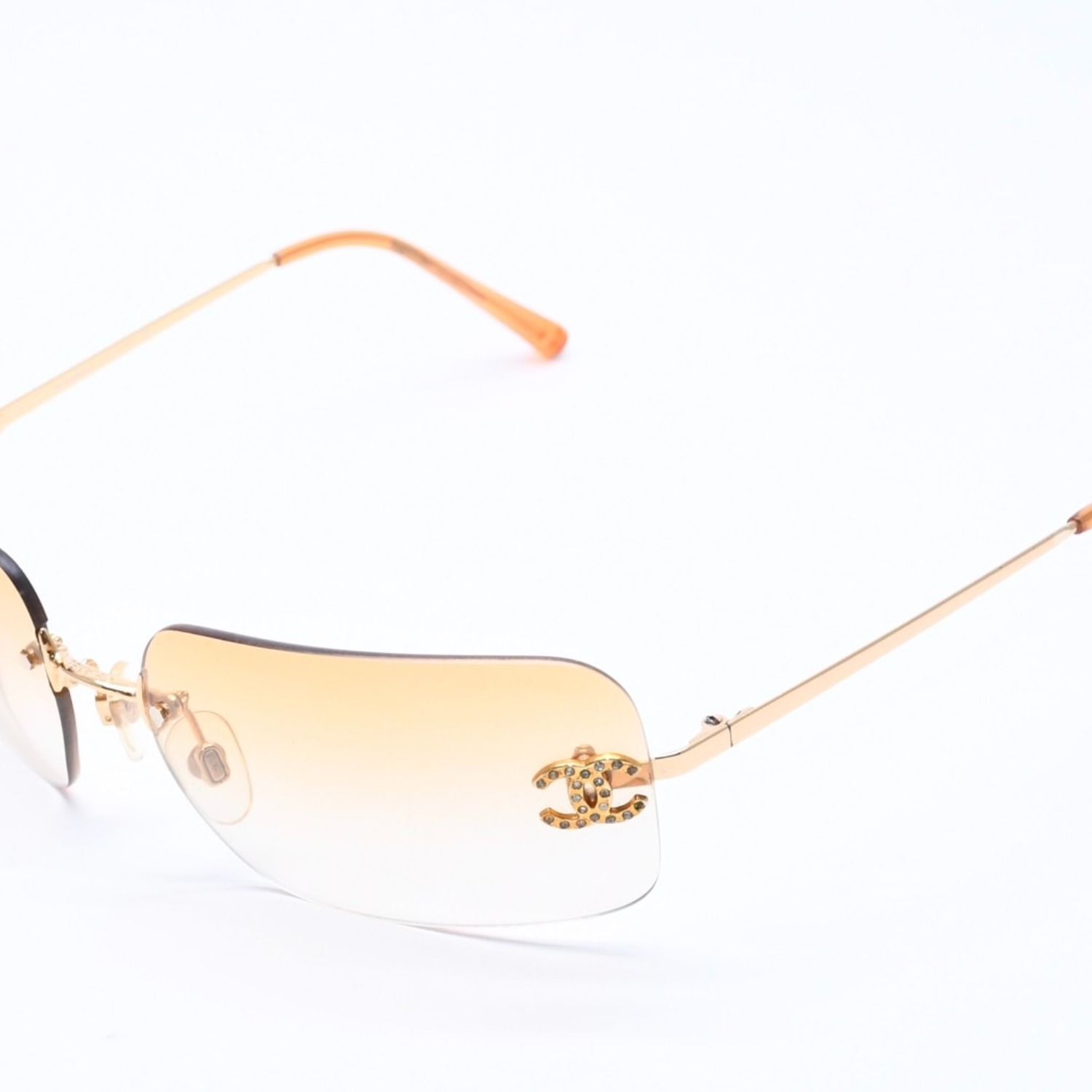 CHANEL シャネル リムレス サングラス アイウェア 4017-D c.125/56