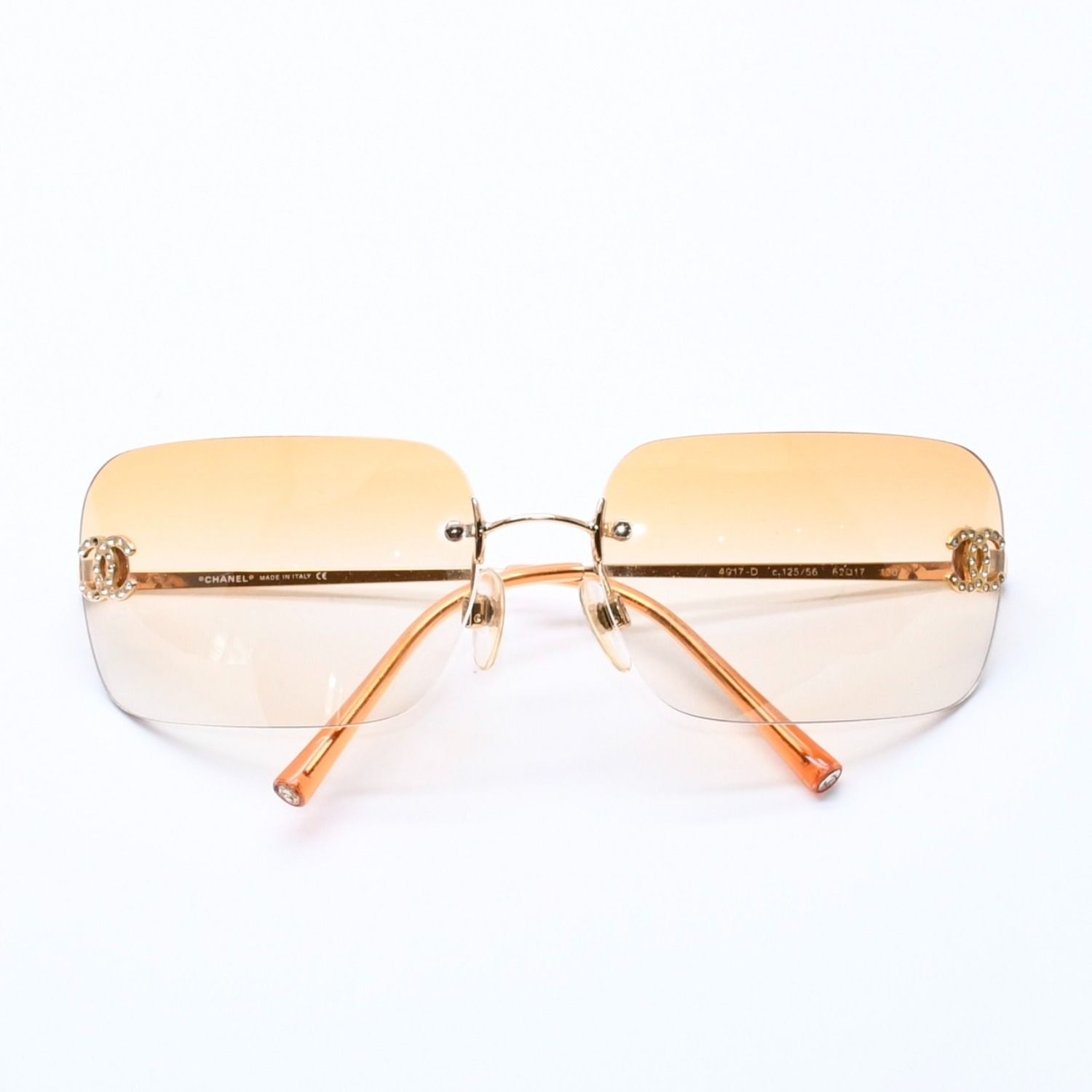 CHANEL シャネル リムレス サングラス アイウェア 4017-D c.125/56