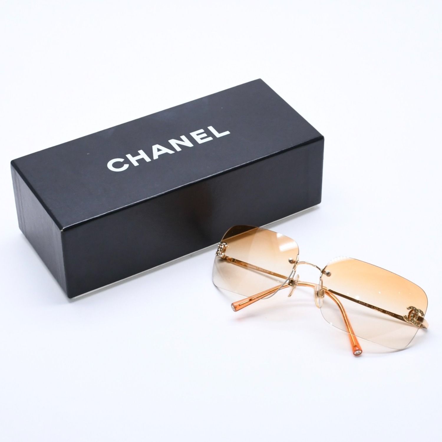 CHANELリムレス　サングラス CH4017D 58 ヴィンテージ　ココマーク CHANEL シャネル リムレス サングラス アイウェア 4017-D c.125/56