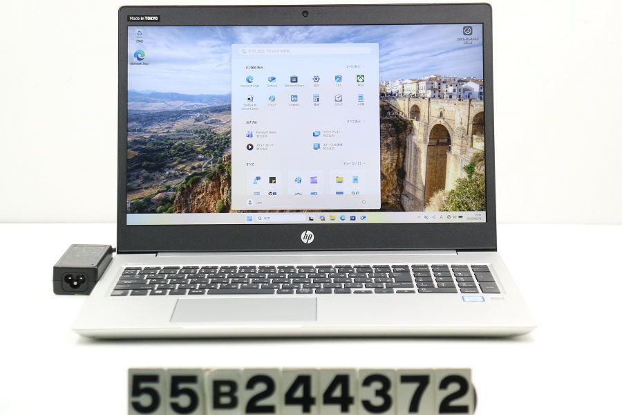 hp ProBook 450 G6 Core i5 8265U 1.6GHz/16GB/512GB(M.2)/15.6W/FHD(1920x1080)/Win11 【55B244372】