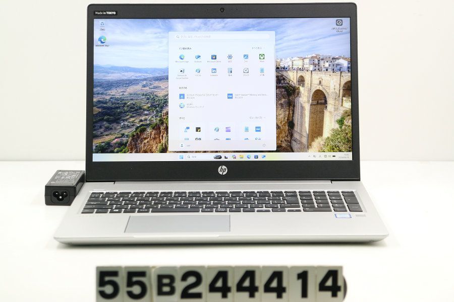 hp ProBook 450 G6 Core i5 8265U 1.6GHz/16GB/512GB(M.2)/15.6W/FHD(1920x1080)/Win11 【55B244414】