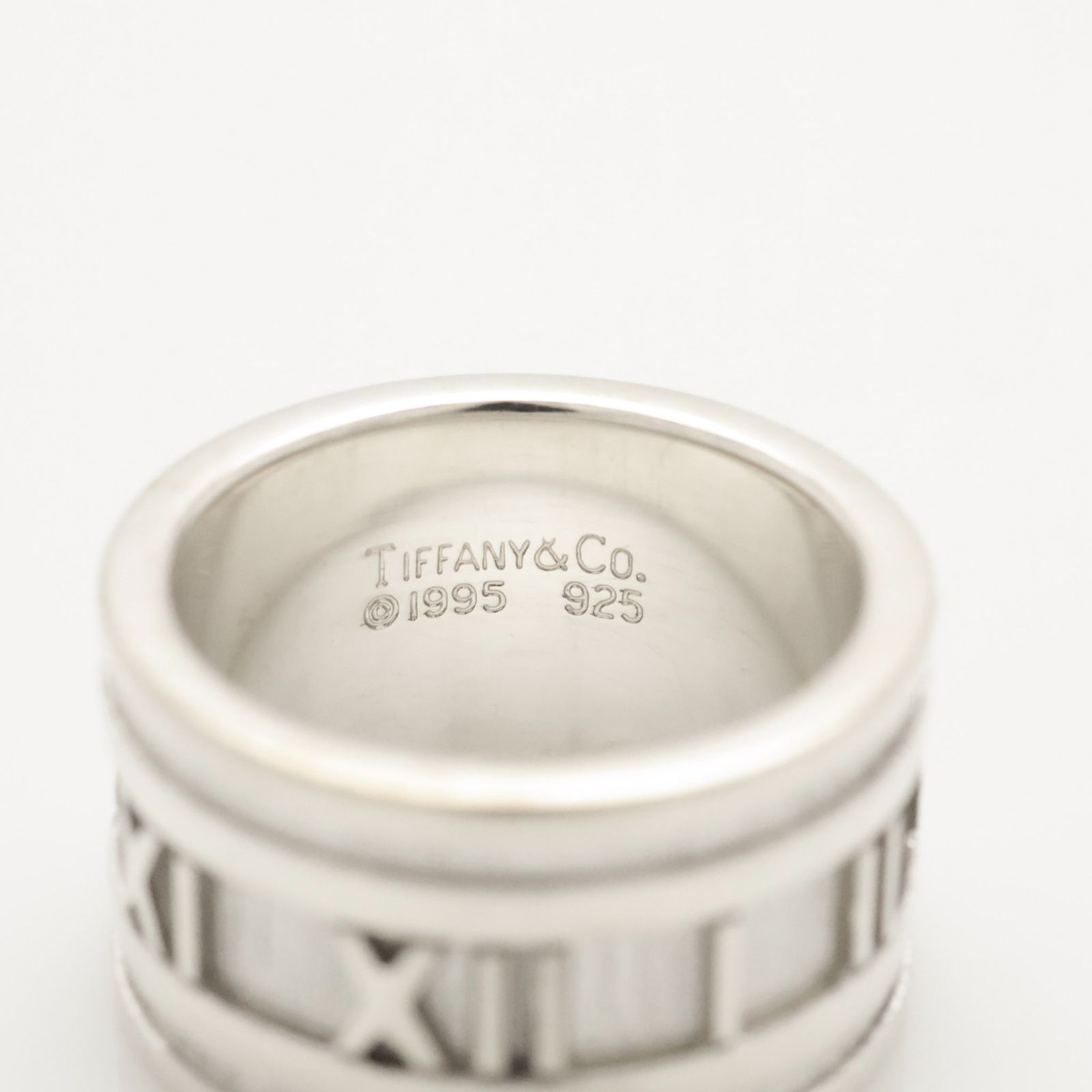 美品】ティファニー TIFFANY＆Co. アトラス ワイド リング 9.5 号