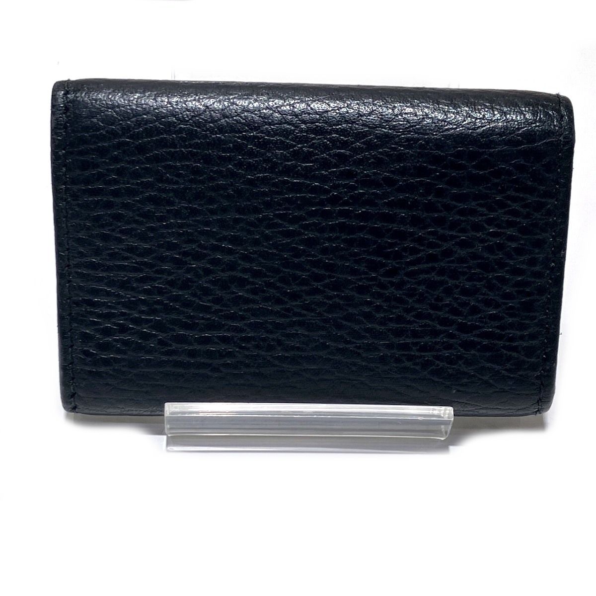 激レア OLD GUCCI ブラックレザー キーリング 箱付き グッチ GUCCI キーケース レザー 354499 ユニセックス - メルカリ