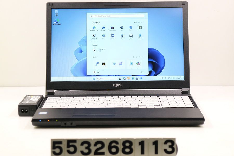 富士通 LIFEBOOK A579/B Core i5 8365U 1.6GHz/8GB/256GB(SSD)/Multi/15.6W/FWXGA(1366x768)/Win11 【553268113】