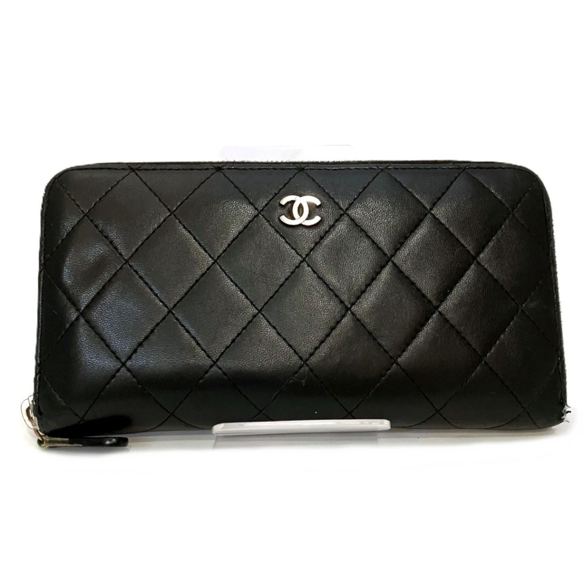 シャネル CHANEL ココ マトラッセ ラウンドファスナー 長財布