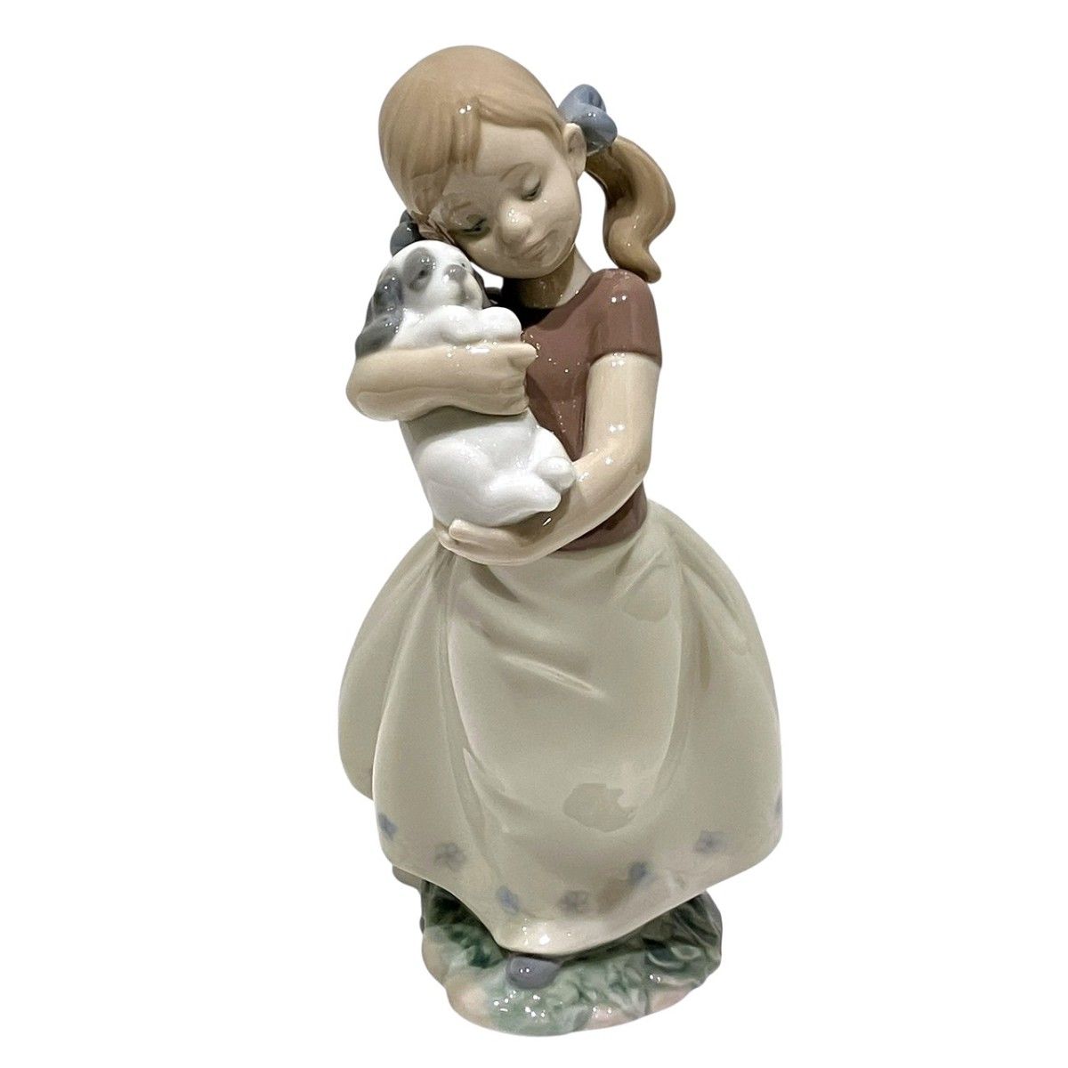 リヤドロ Lladr 女の子と犬 美術品 総重量約542g 陶器 ユニセックス