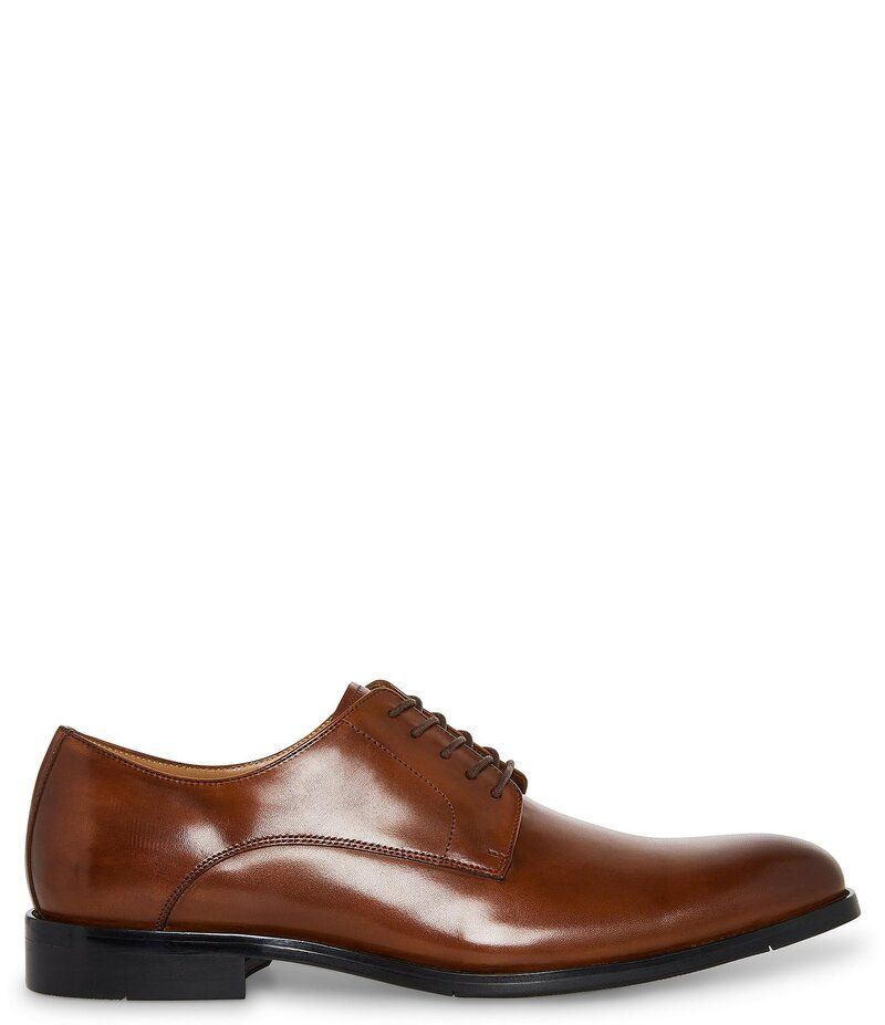 スティーブ マデン メンズ シューズ ドレスシューズ オックスフォード レザー Steve Madden Mens Daedric Leather Oxfords Tan タン