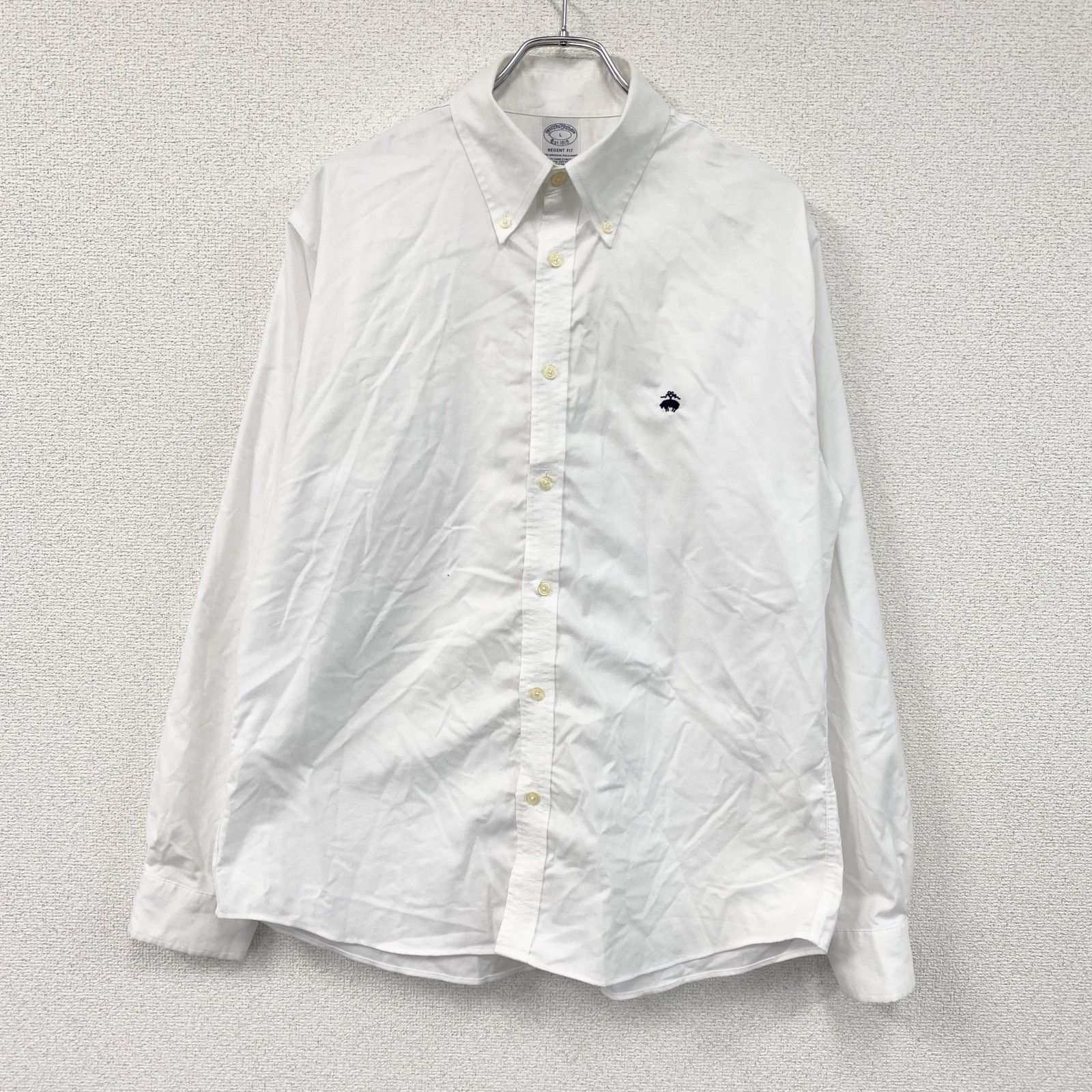 Brooks Brothers ブルックスブラザーズ 長袖ボタンダウンシャツ 白