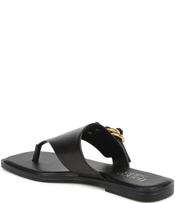 フランコサルト レディース シューズ パンプス サンダル レザー Franco Sarto Mavie Leather Square Toe Thong Flat Sandals Black ブラック フランコサルト レディース シューズ パンプス サンダル レザー Franco Sarto Mavie Leather Square Toe Thong Flat Sandals Black ブラック