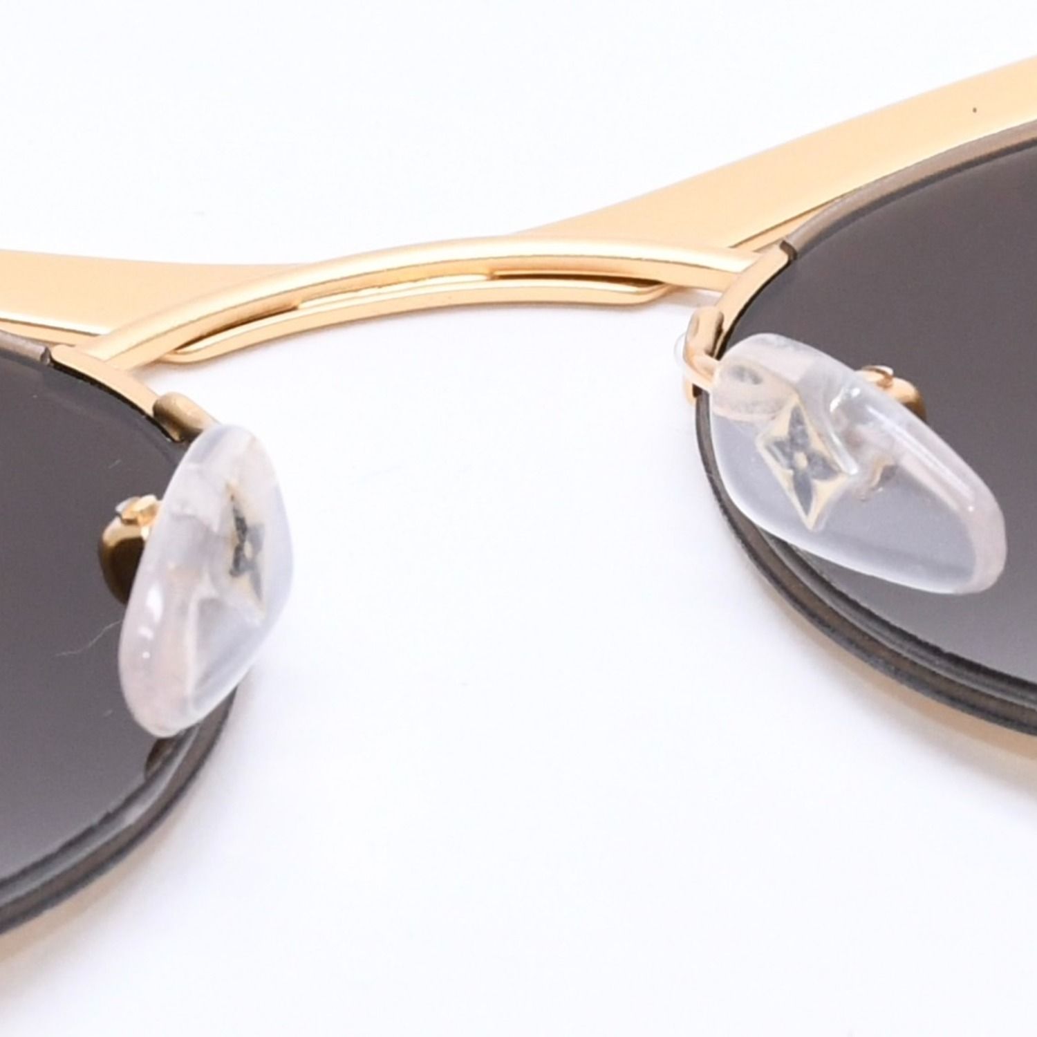 極美品 LOUIS VUITTON ルイヴィトン Sunglasses サングラス GP×レザー 
