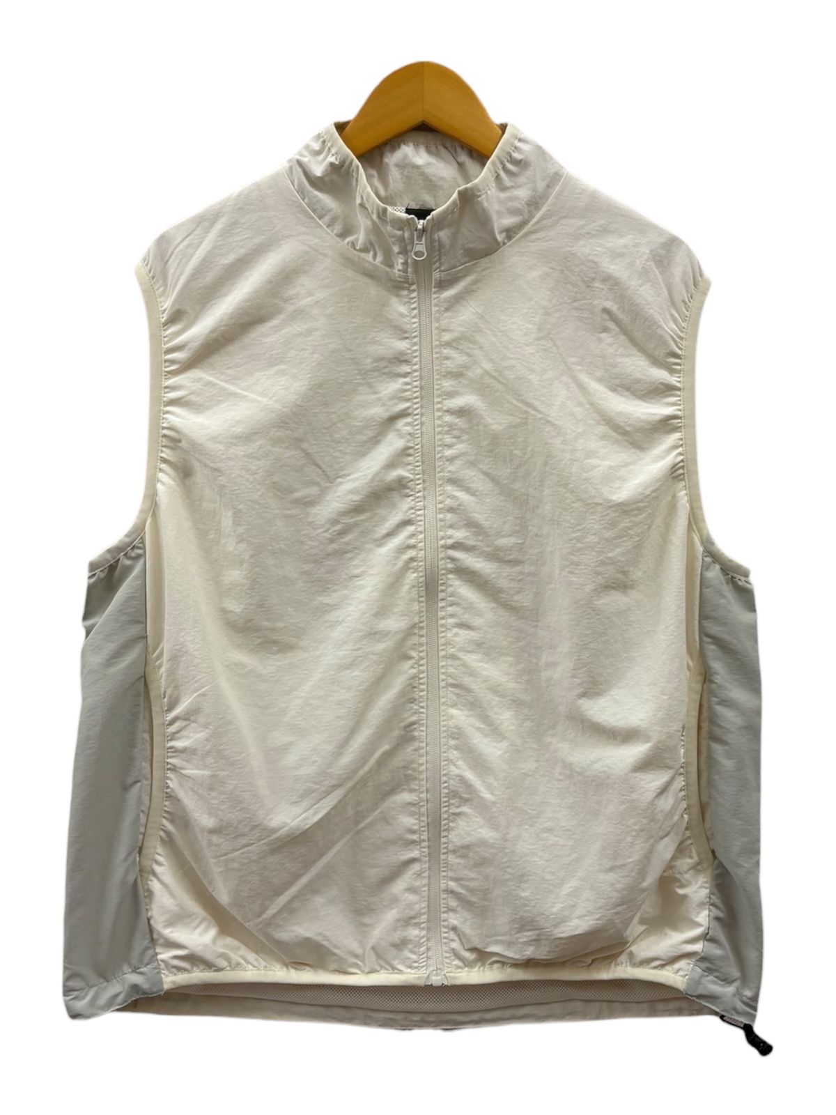 BEIMAR (ビーマー) 別注 Nylon Light Weight Packable Vest ナイロンベスト パッカブル WB103MPV-Z M クリーム メンズ/078