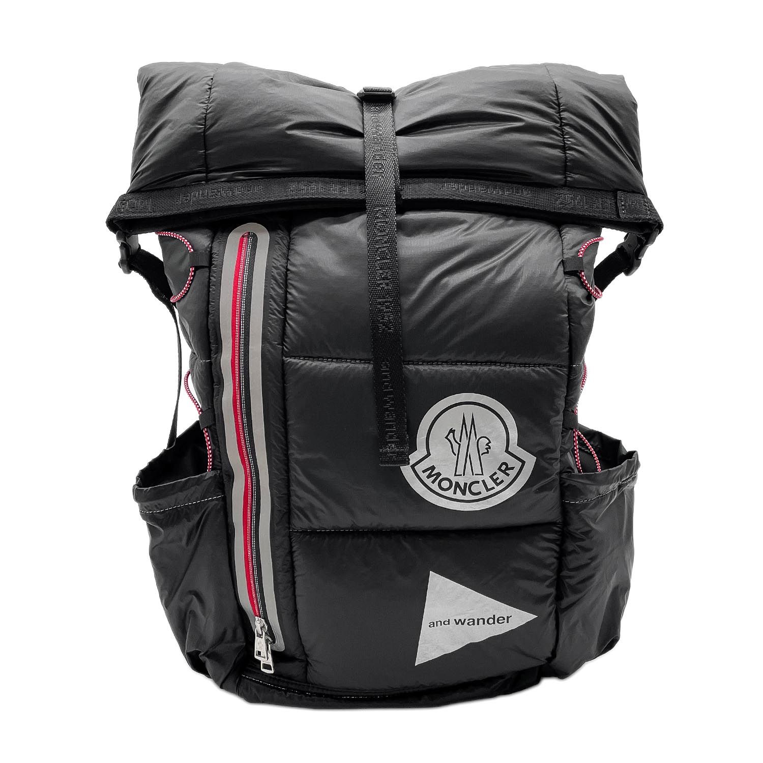 MONCLER モンクレール ジーニアス X and Wander 2 MONCLER 1952 MAN 21AW リュック・デイパック ポリエステル ブラック ユニセックス 【中古】