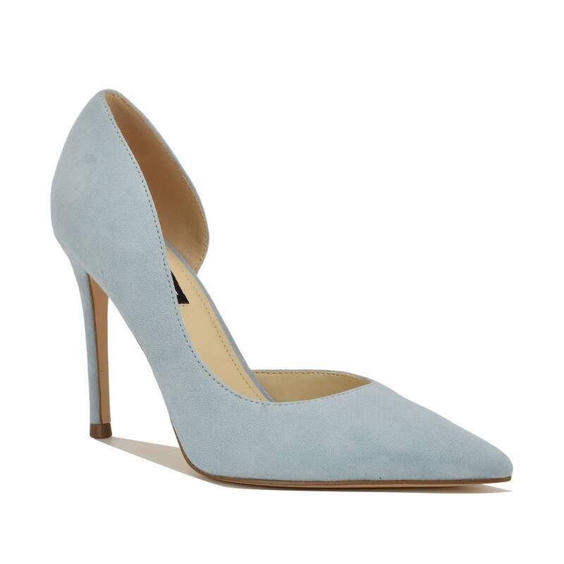 ナインウェスト レディース シューズ パンプス ヒール Nine West Folowe Womens Higheels Light Blue Suede ブルー