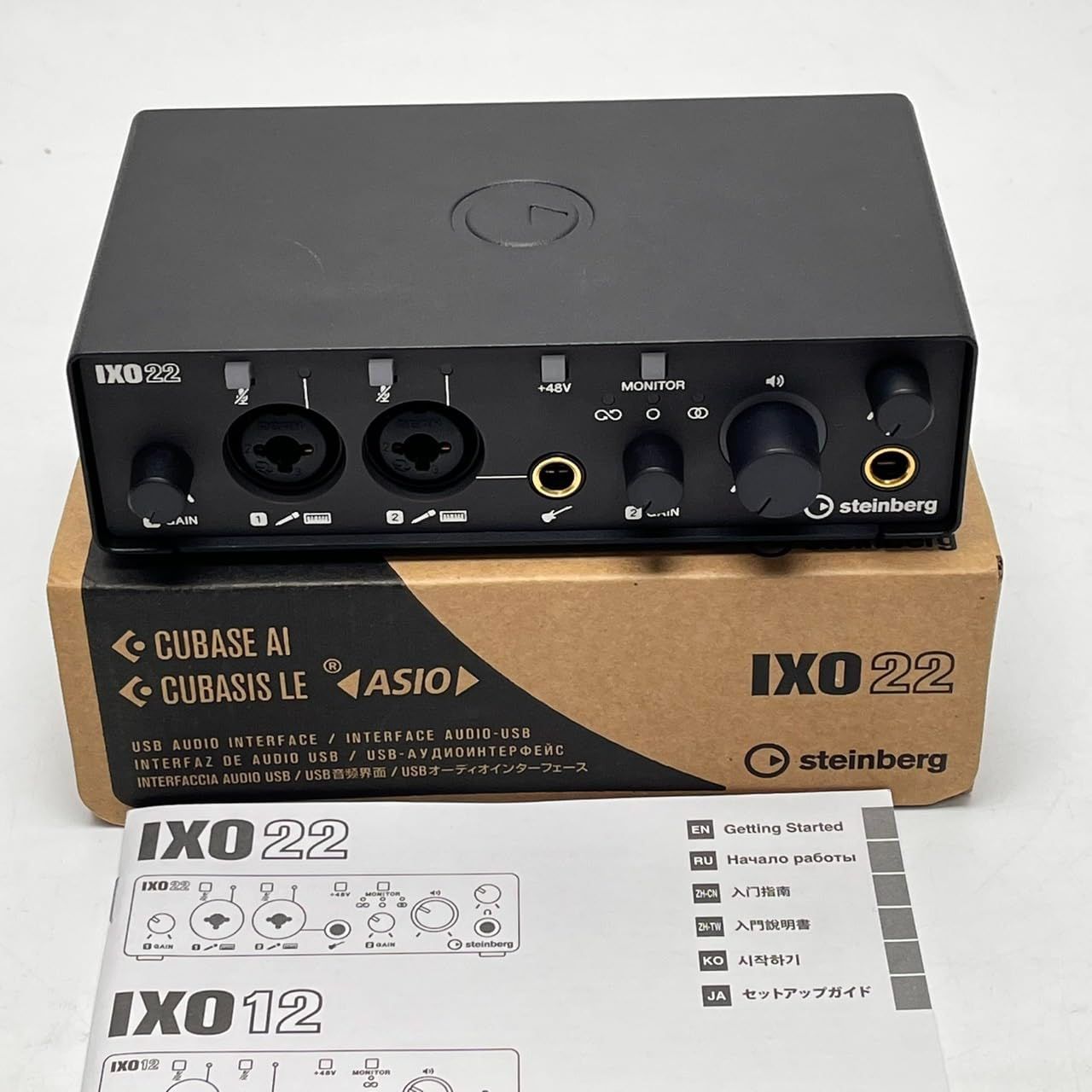 スタインバーグ Steinberg USB2.0 オーディオインターフェイス 24bit/192kHz ブラック IXO22 B　No3107