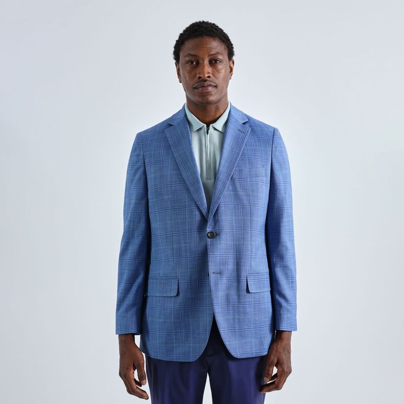 ハガー メンズ アウター ジャケット・ブルゾン コート Mens JM Haggar Premium TailoredFit Sport Coat Cadet Blue ブルー