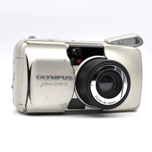 動作OK】OLYMPUS μ[mju:] ZOOM 105 コンパクトフィルムカメラ - メルカリ