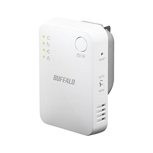BUFFALO WiFi 無線LAN中継機 WEX-1166DHPS 11ac/n/a/g/b 866+300Mbps ハイパワー コンパクトモデル 【iPhoneX/iPhoneXSシリーズ メーカー動作確認済み】e