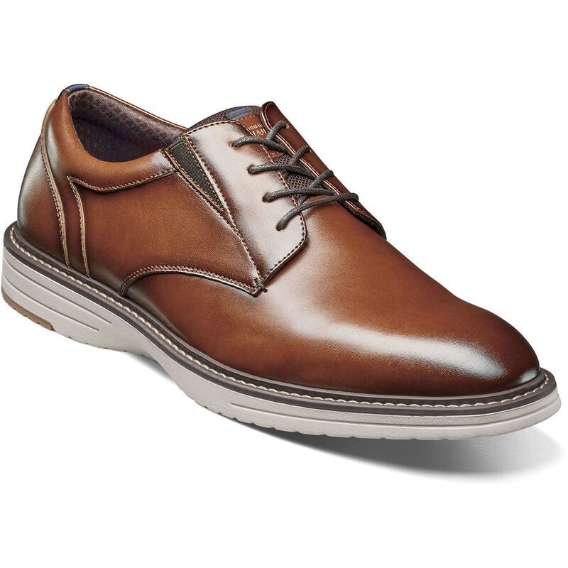 ノンブッシュ メンズ シューズ オックスフォード Nunn Bush Gates Mens Plain Toe Oxford Shoes Cognac Multi マルチカラー