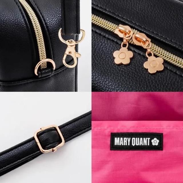 MARY QUANT マリークワント キルティング風 2Way ショルダーバッグ
