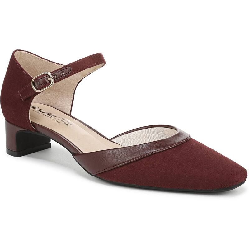 ライフストライド レディース シューズ パンプス LifeStride Leighton Womens Pumps Wine Red レッド