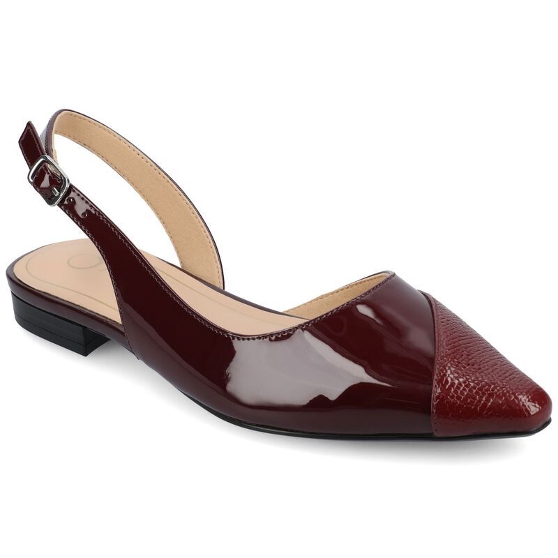 ジャーニー レディース シューズ サンダル Journee Tru Comfort Foam Daphnne Womens Flats Oxblood オックスブラッド
