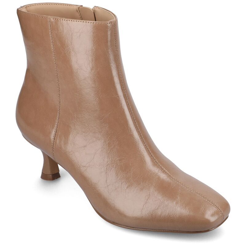 ジャーニー レディース シューズ ブーツ・レインブーツ アンクル Journee Kelssa Tru Comfort Foam Womens Ankle Boots Patentaupe トープ