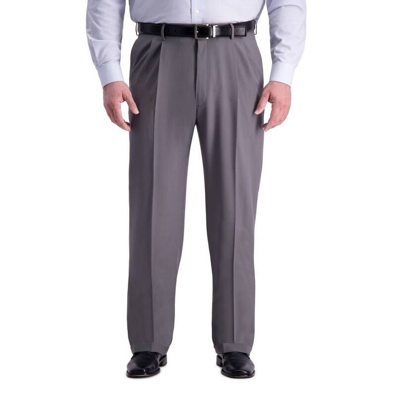 ハガー メンズ ボトムス カジュアルパンツ プリーツ トール Big Tall Haggar Premium Comfort ClassicFit Pleated Hidden Expandable