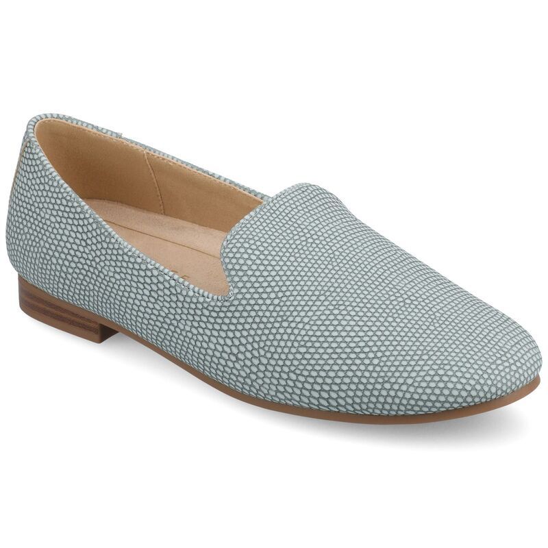 ジャーニー レディース シューズ サンダル Journee Ishani Womens Almond Toe Ballet Flats In Regular Wide Width Blue Lizar