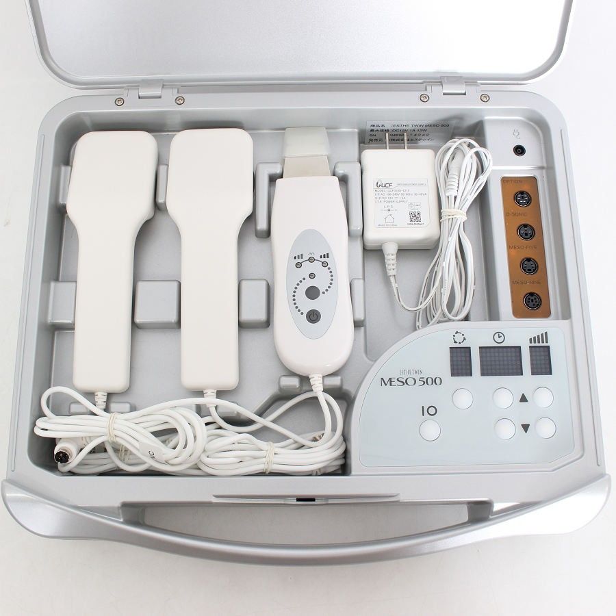 美品】エステツイン MESO 500 ホームエステ 美容器 美顔器 超音波美容