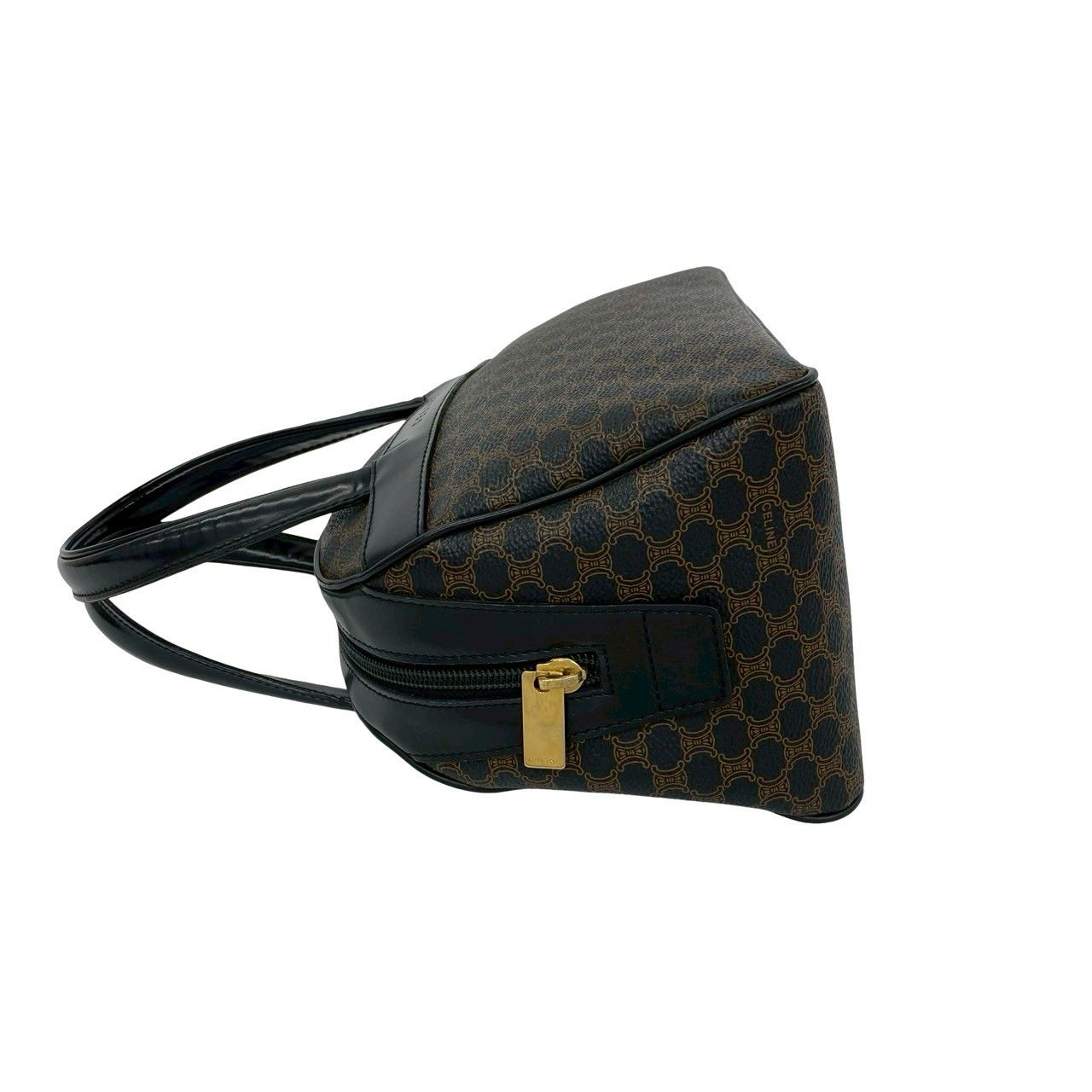 極 美品 CELINE セリーヌ マカダム ブラゾン トリオンフ 柄 ロゴ
