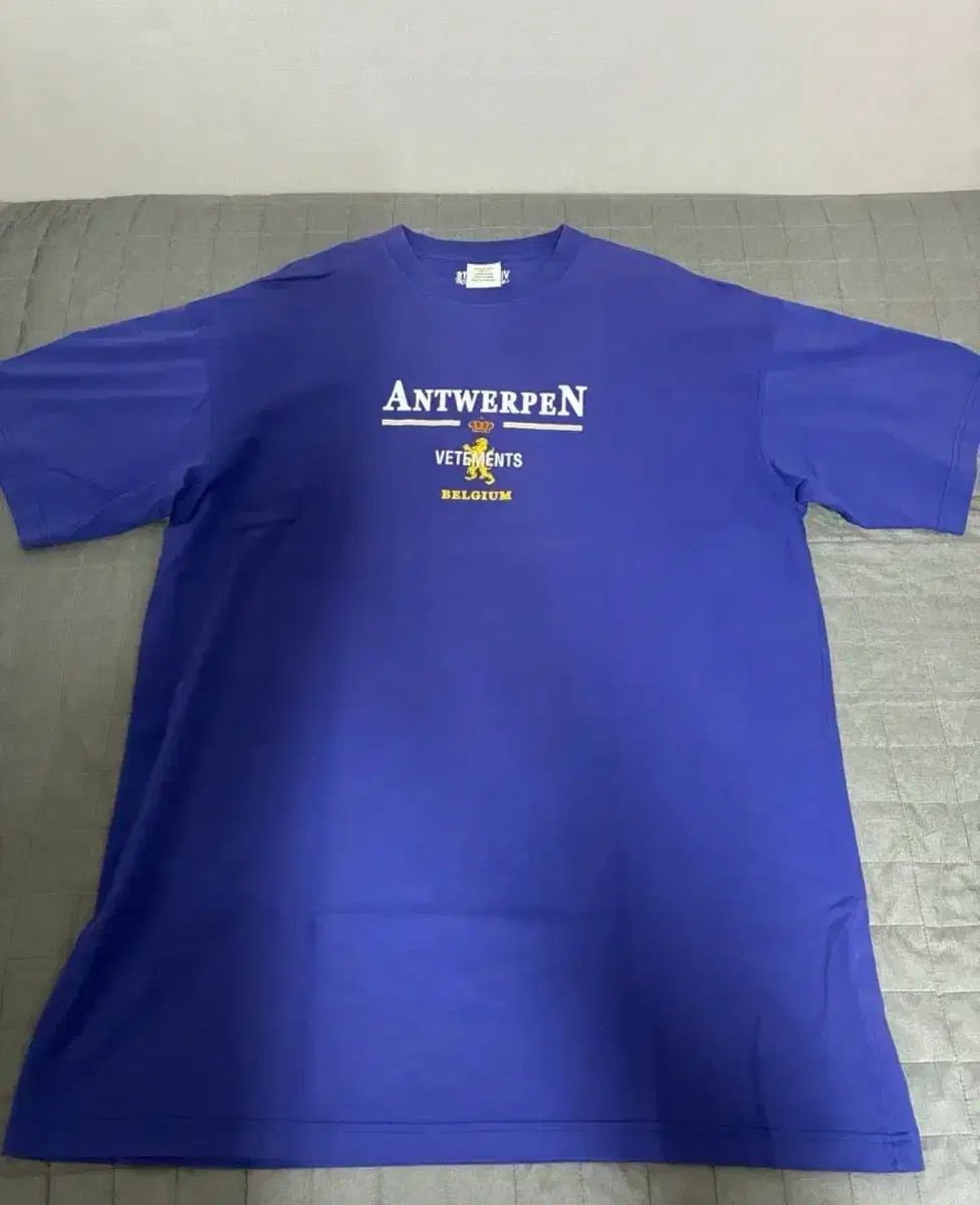 M VETEMENTS アンドワープ 半袖 Tシャツ ブルー
