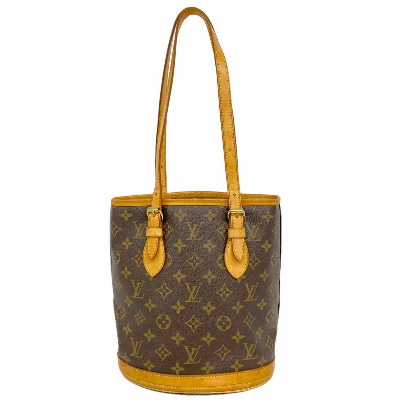 ルイ・ヴィトン(Louis Vuitton) ルイ・ヴィトン トートバッグ モノグラム バケットPM M42238 ブラウンレディース