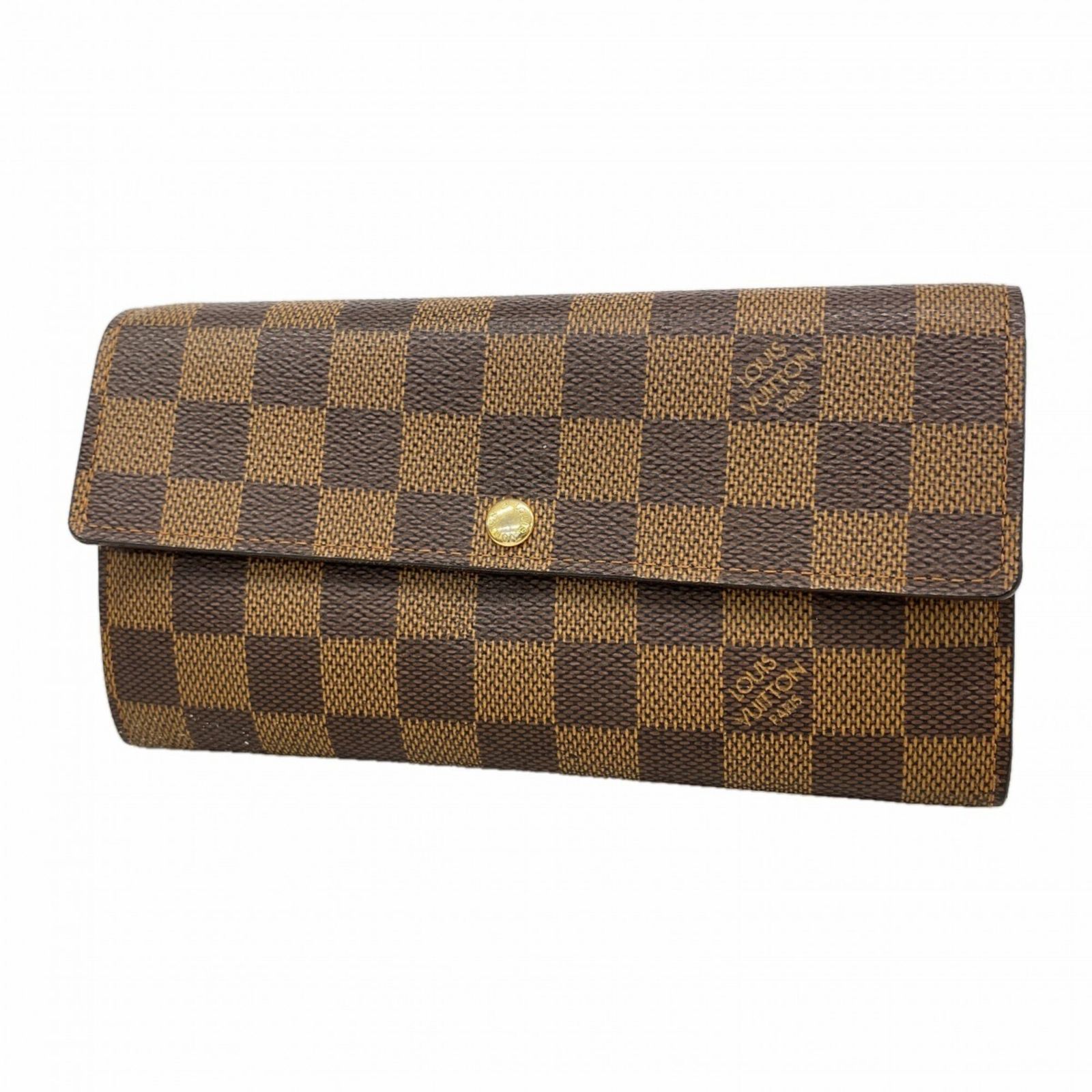 ルイ・ヴィトン(Louis Vuitton) ルイ・ヴィトン 長財布 ダミエ ポルトフォイユサラ N61734 エベヌレディース