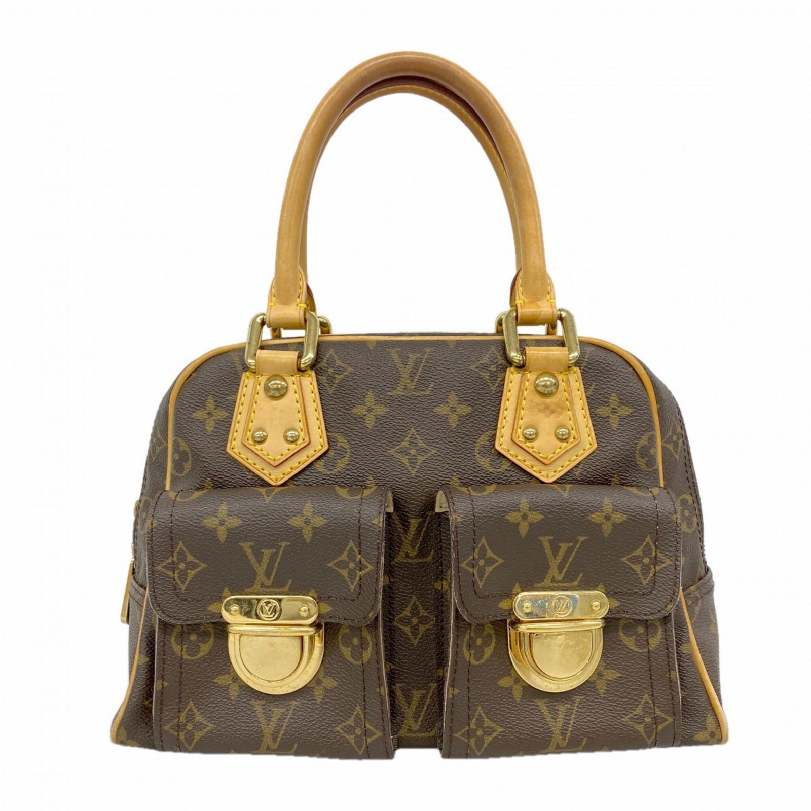ルイ・ヴィトン(Louis Vuitton) ルイ・ヴィトン ハンドバッグ モノグラム マンハッタンPM M40026 ブラウンレディース