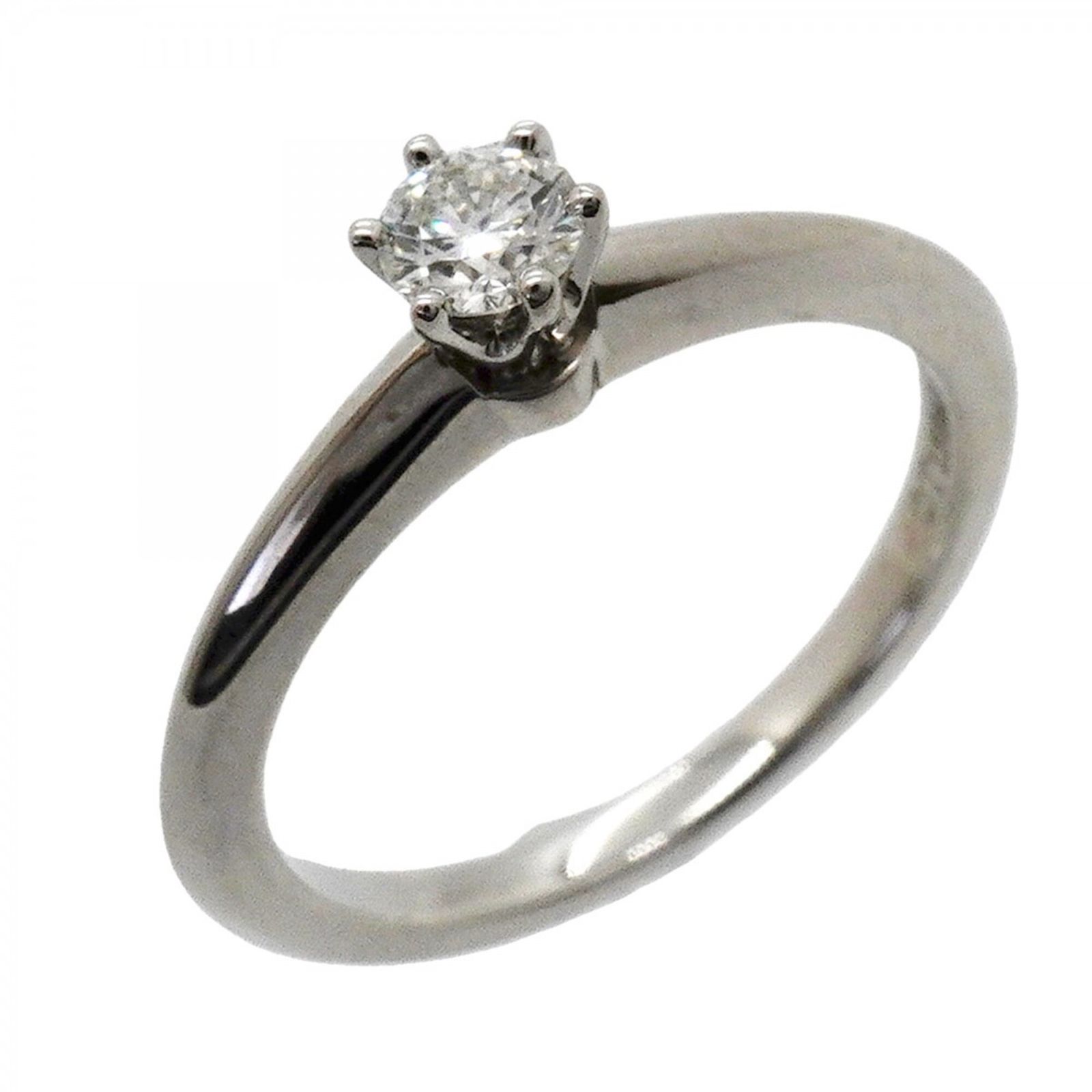 ティファニー(Tiffany) ティファニー リング ソリティア 1PD Pt950 プラチナ ダイヤモンド 0.23ct 11号レディース