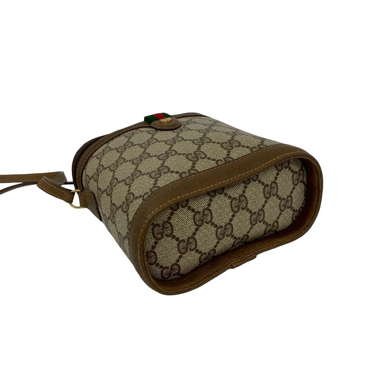 極 美品 GUCCI グッチ オールドグッチ シェリーライン GG ロゴ 金具