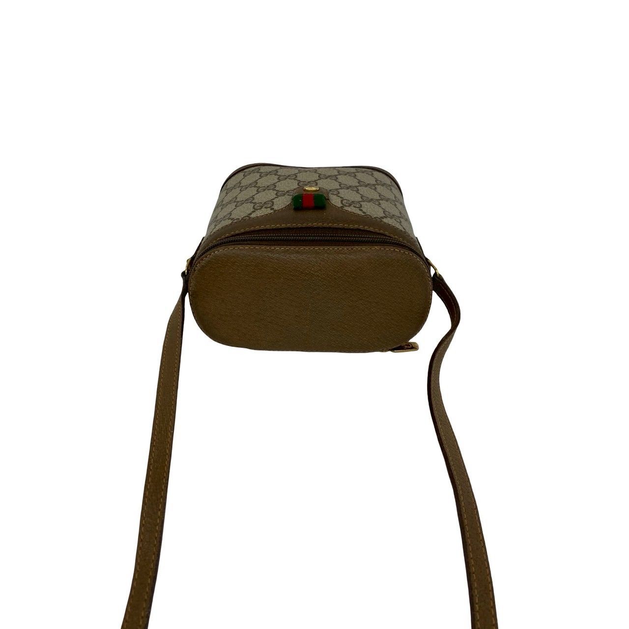 極 美品 GUCCI グッチ オールドグッチ シェリーライン GG ロゴ 金具
