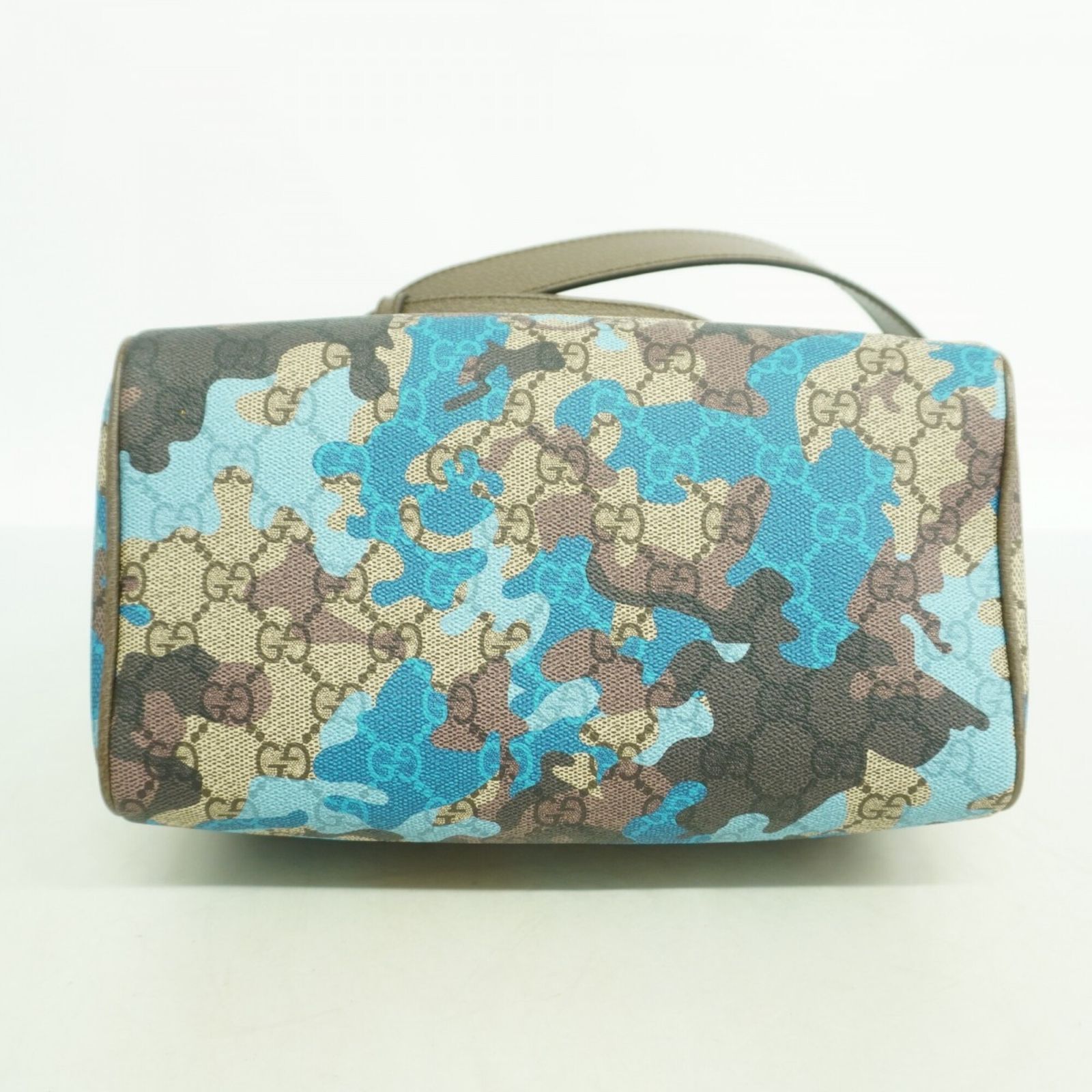 グッチ(Gucci) グッチ ハンドバッグ カモフラージュ 854860 ブルー ブラウン 2wayバッグレディース P3075087