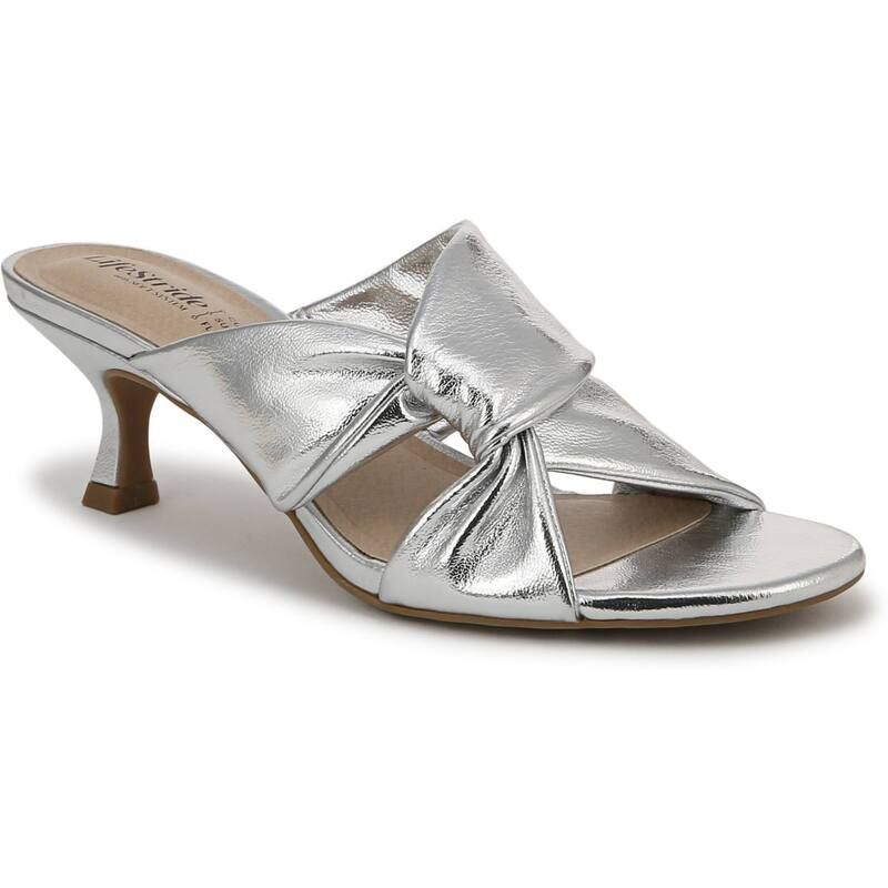 ライフストライド レディース シューズ パンプス サンダル ヒール LifeStride Nori Womens Higheel Dressandalsilver シルバー