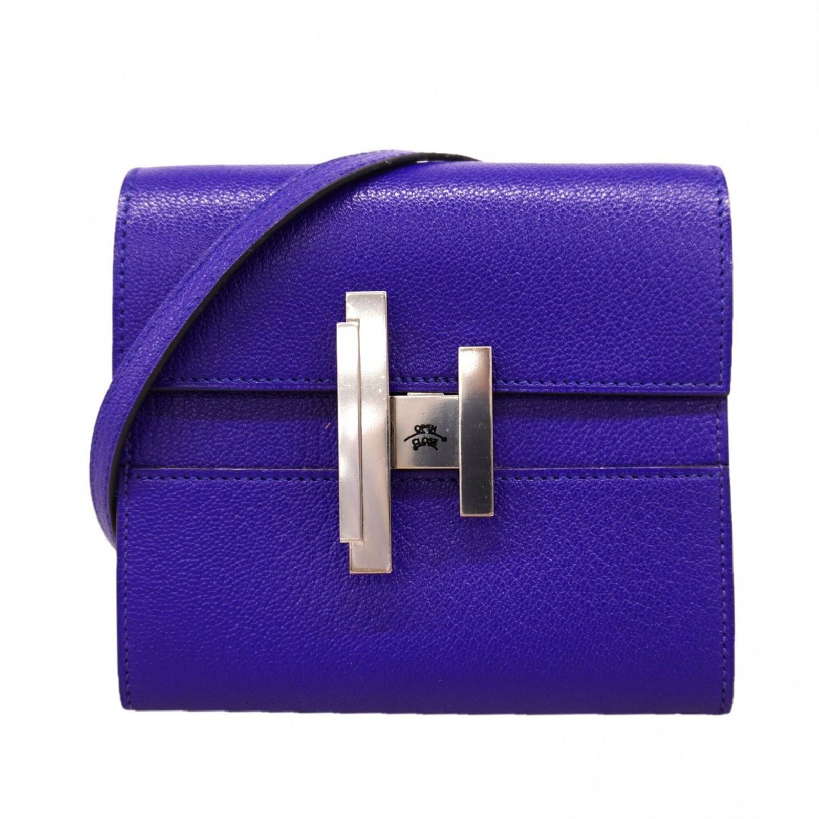エルメス(Hermes) エルメス 財布・ショルダーウォレット シネティックトゥーゴー エバーカーフ ブルーエレクトリック A刻印レディース OP010133