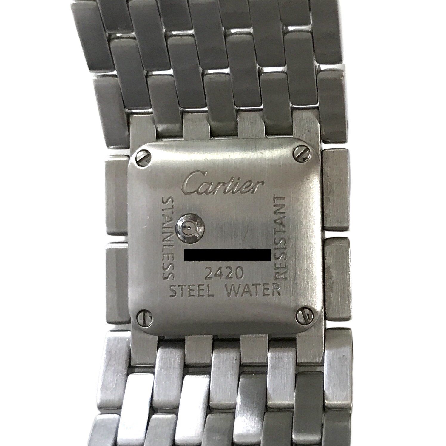 カルティエ Cartier パンテール リュバン 2420 クオーツ ピンクシェル