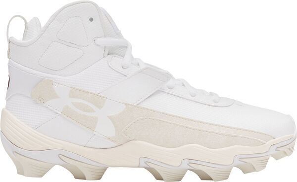 アンダーアーマー メンズ シューズ スニーカー Under Armour Mens Harper 10 RMid Baseball Cleats WhiteStone ホワイト