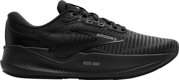 ブルックス メンズ シューズ スニーカー Brooks Mens Revel Max Running Shoes BlackBlackEbony ブラック