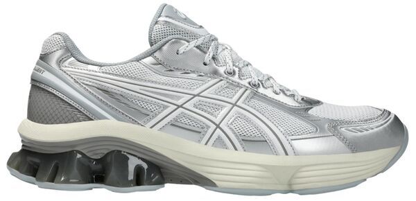 アシックス メンズ シューズ スニーカー ASICS Mens GELKINETIC FLUENT Running Shoes GreySilver グレー
