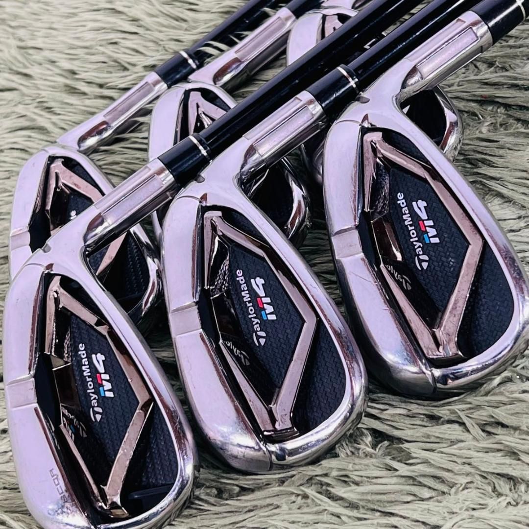 【中古】テーラーメイド M4 アイアン6本セット メンズゴルフ 初心者 入門 人気モデル TaylorMade FUBUKI TM6 フブキ カーボンシャフト 男性 右利き flex S